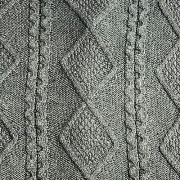 Men’s Heritage Aran Shawl Collar Button Cardigan olive green made Ireland 🇮🇪 - Picture 2 of 14